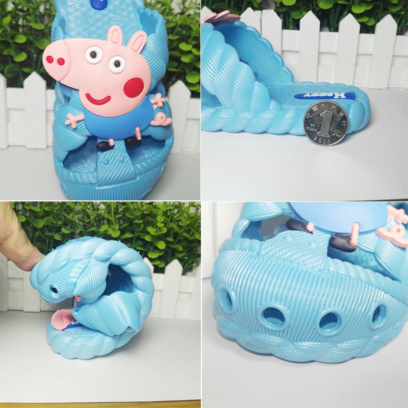 Dép nhiều màu hình heo Peppa xinh xắn cho bé từ 2-7 tuổi