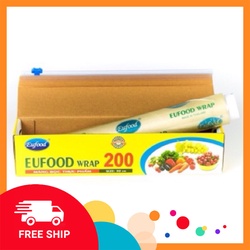 Màng Bọc Thực Phẩm Eufood Wrap 200 Vàng- Size 30cm