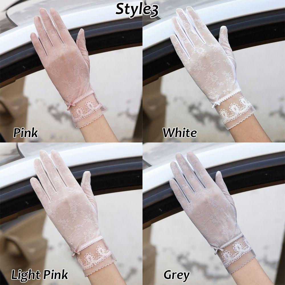 JUNE 1 Đôi Găng Tay Chống Nắng Bảo Vệ Màn Hình Cảm Ứng Cho Nữ