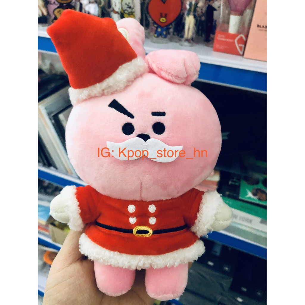 standing doll BT21 giáng sinh officail