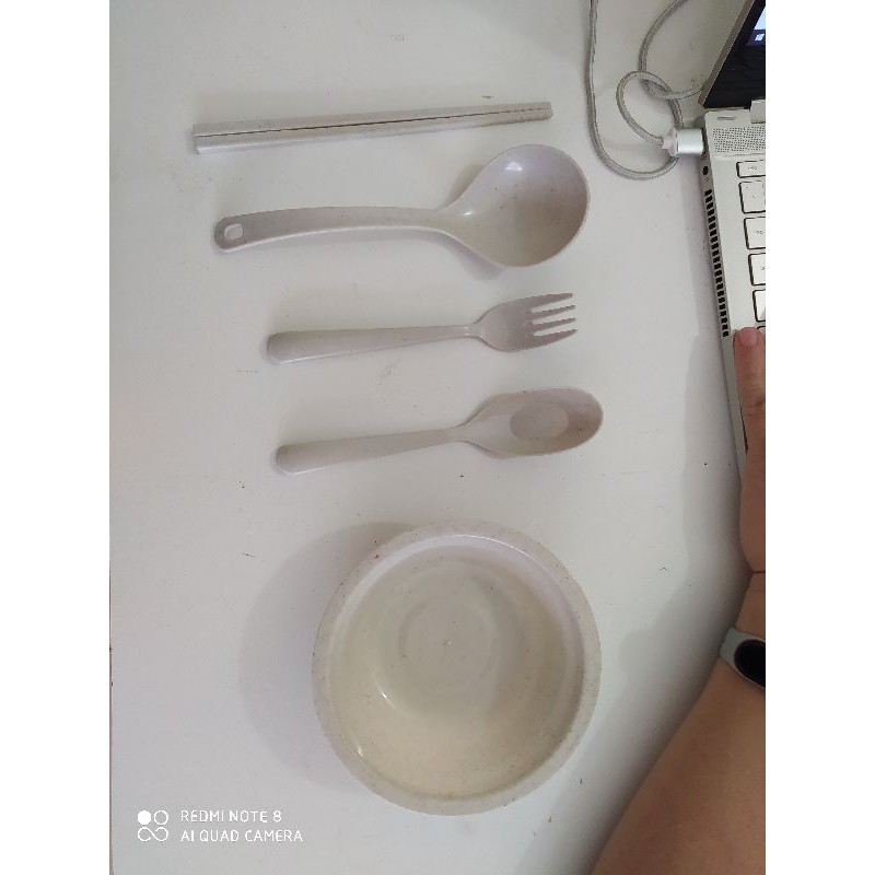 Bộ bát dĩa thìa đũa du lịch