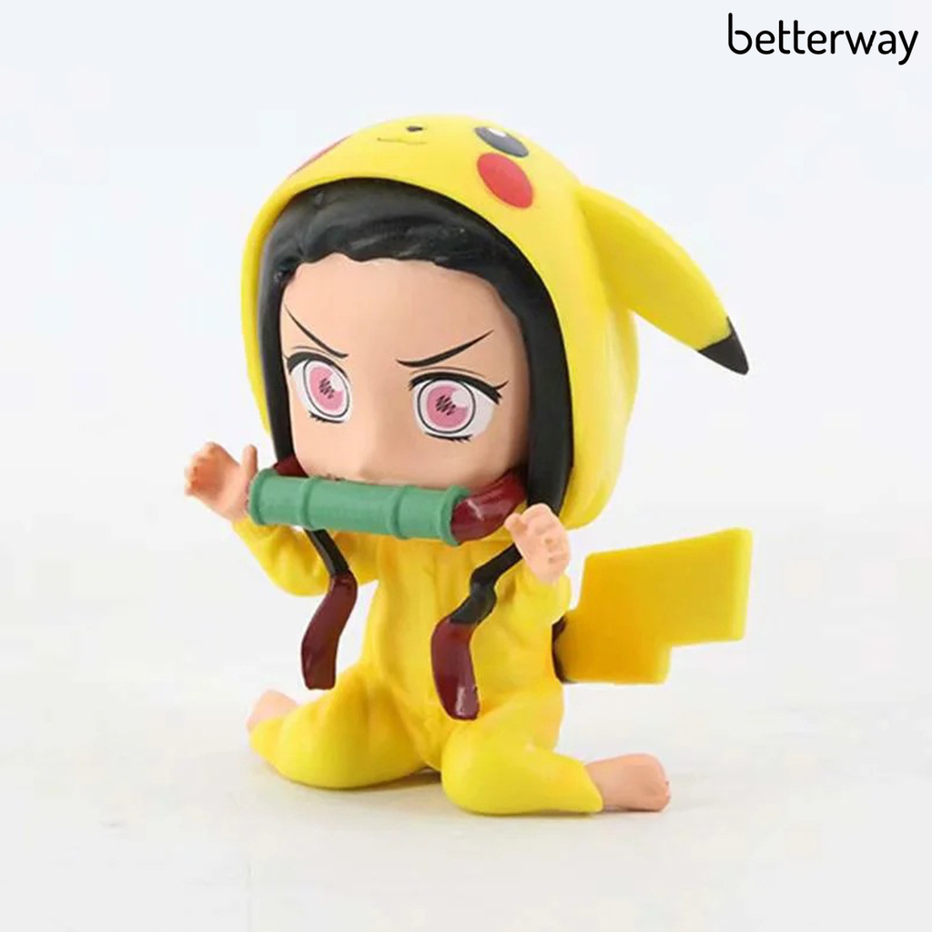 Mô Hình Pikachu Hóa Trang Nhân Vật Anime Demon Slayer