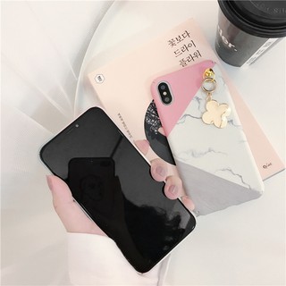 [ FREESHIP TỪ 50K TOÀN QUỐC ] Ốp lưng Iphone vân đá kèm mốc hoa