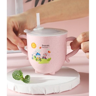 Cốc Uống Nước Lúa Mạch Cho Bé Tập Hút