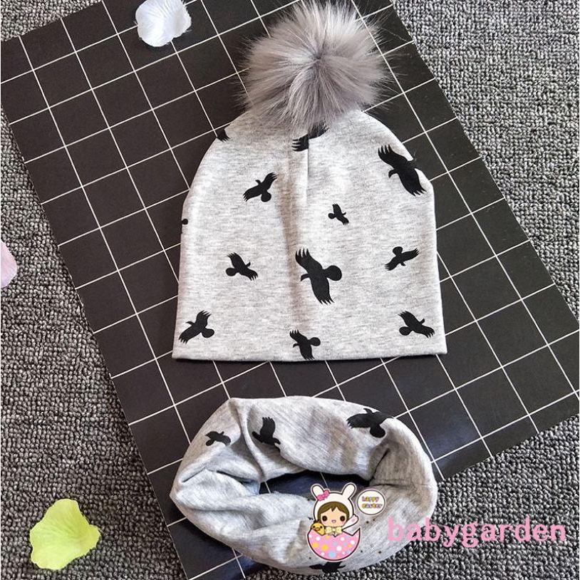 Nón trùm đầu giữ ấm đáng yêu cho bé