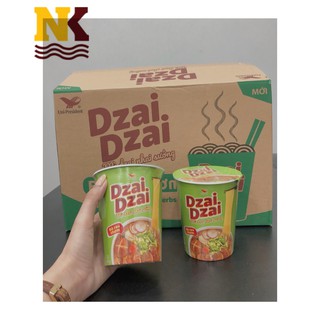 Mì ly dzai dzai bò rau thơm 62g x 24 ly
