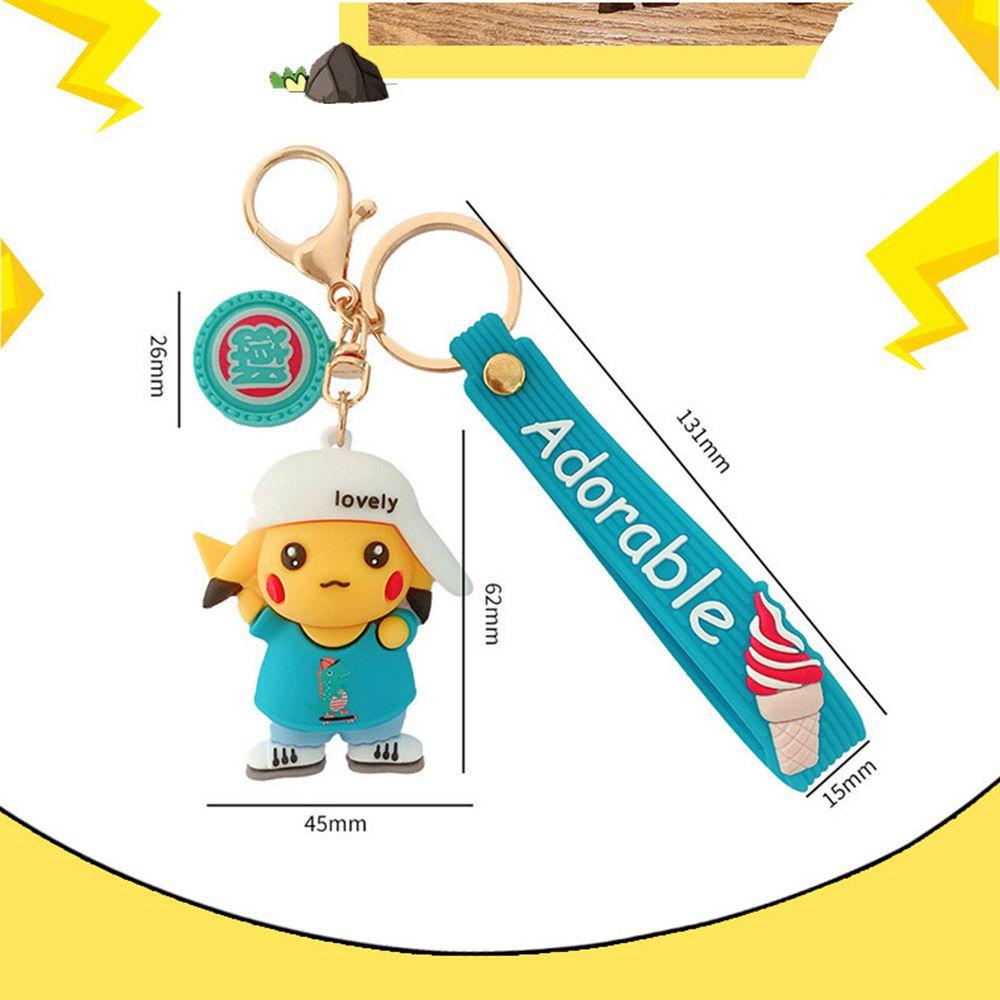 Móc Chìa Khóa Hình Búp Bê Hoạt Hình Pokemon Dễ Thương
