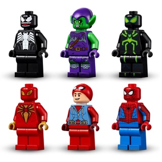 Nhân vật: Spiderman, Venom, Green Goblin.../ 76175 - sh542, sh695, sh691, sh692, sh693, sh684: Attack on the Spider Lab