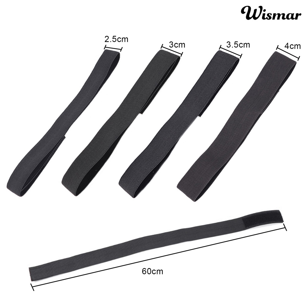 Dây thun đen 2.5/ 3/ 3.5/ 4Cm điều chỉnh giữ viền mép tóc giả kiểu băng dán