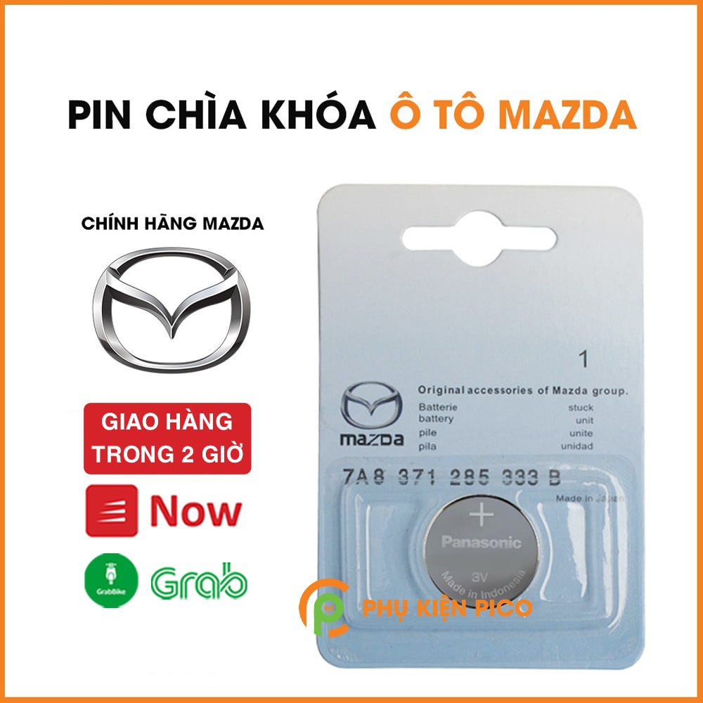 Pin chìa khóa ô tô Mazda 2, 3, 6, CX5 chính hãng Mazda