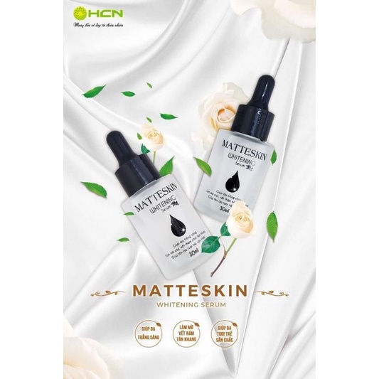 Serum Matteskin Whitening giúp trẻ hóa làn da,dưỡng da ngăn ngừa mờ thâm nám tàn nhang