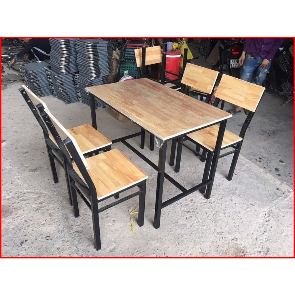Bộ bàn ghế gỗ quán nhậu, Bộ bàn ghế quán ăn giá rẻ