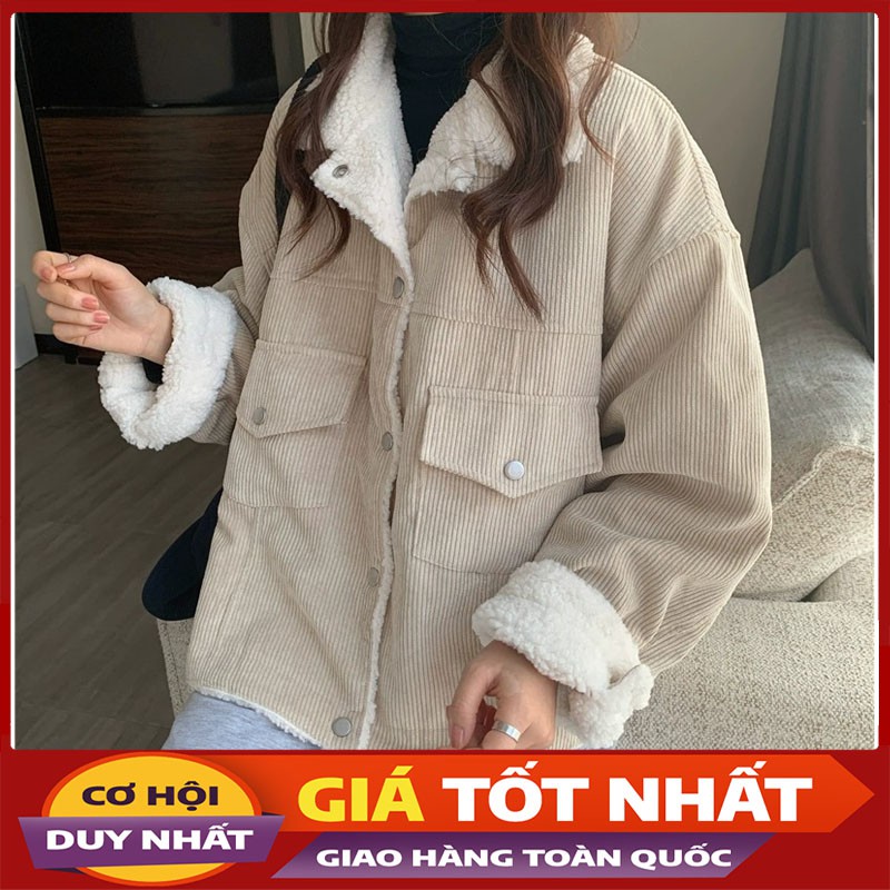 Áo Khoác Lông Cừu Lót Trong Cực Dày Siêu Hót M626-Violet_Store