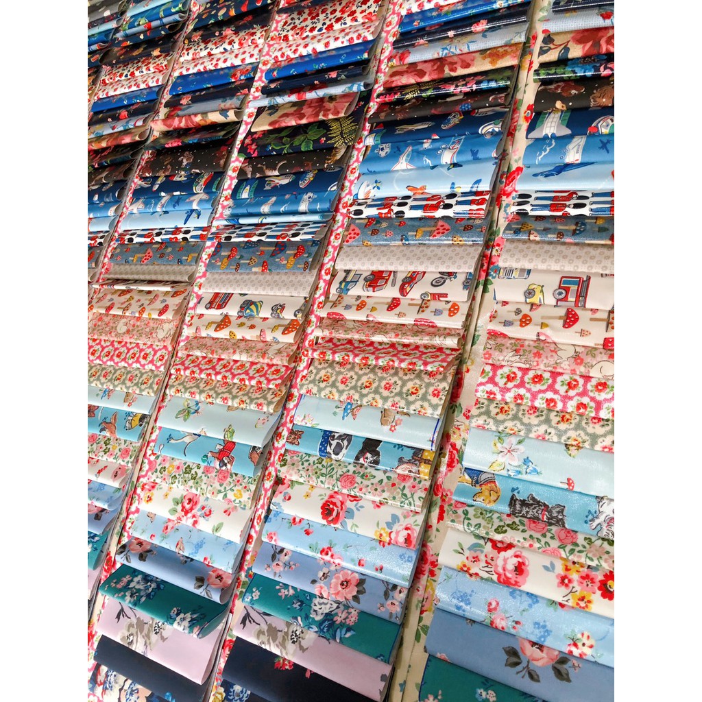 VẢI CANVAS PHỦ PVC CATH KIDSON HÌNH VỎ SÒ P3