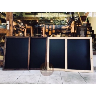 Hcm | bảng đen viết phấn size 60x80cm, bảng dùng ngoài trời luxi decor hcm