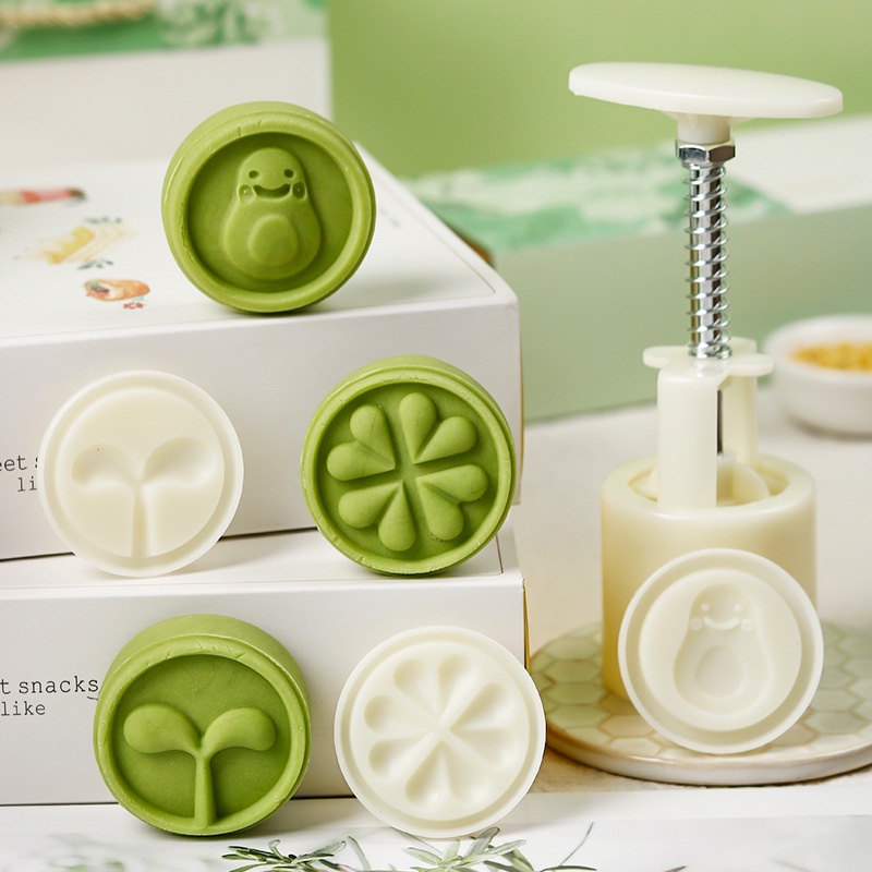 Khuôn Làm Bánh Trung Thu / Bánh Trung Thu 3D Dạng Ấn Bằng Tay 30g DIY