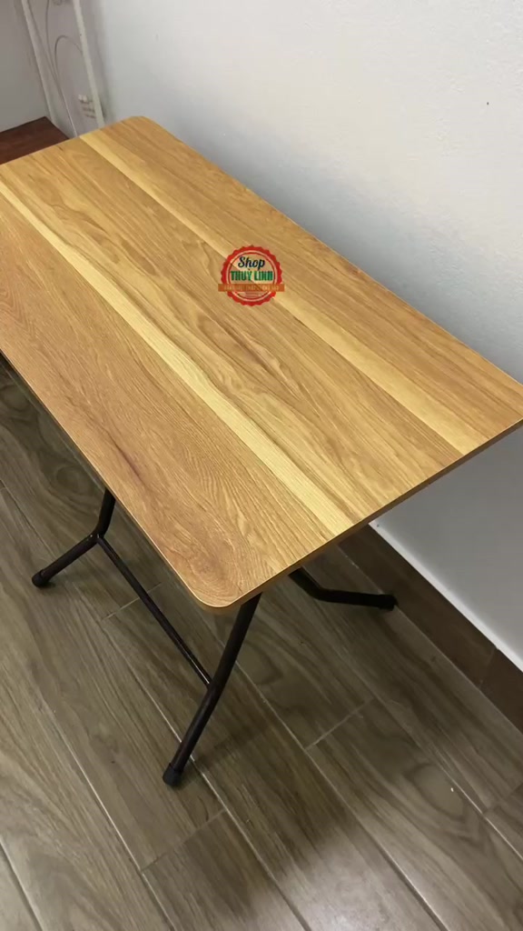 Bàn gấp chân cao 73cm vân gỗ cực đẹp , giá cực sốc | BigBuy360 - bigbuy360.vn