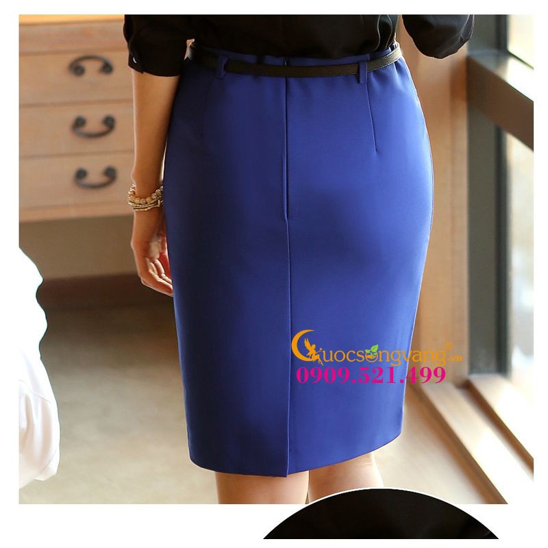 Chân váy công sở lưng cao GLV004 Cuocsongvang