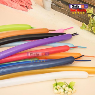 100 Bong Bóng Dài Tạo Hình Nghệ Thuật - Bóng Bay Dài Trang Trí Sinh Nhật Nhiều Màu - BD100