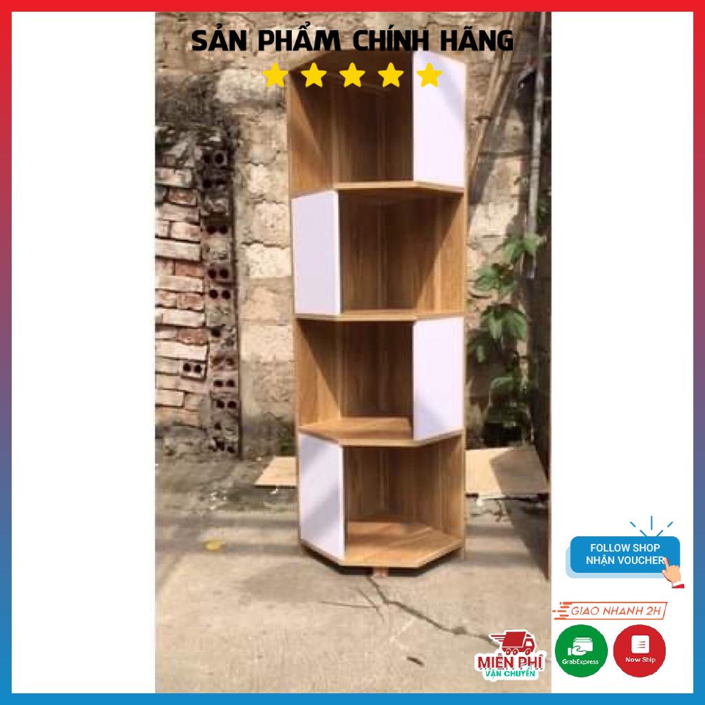 Kệ Góc Tường Ngũ Giác, tiện lợi, kệ đa năng, bền đẹp chất gỗ MDF dễ dàng lắp ráp