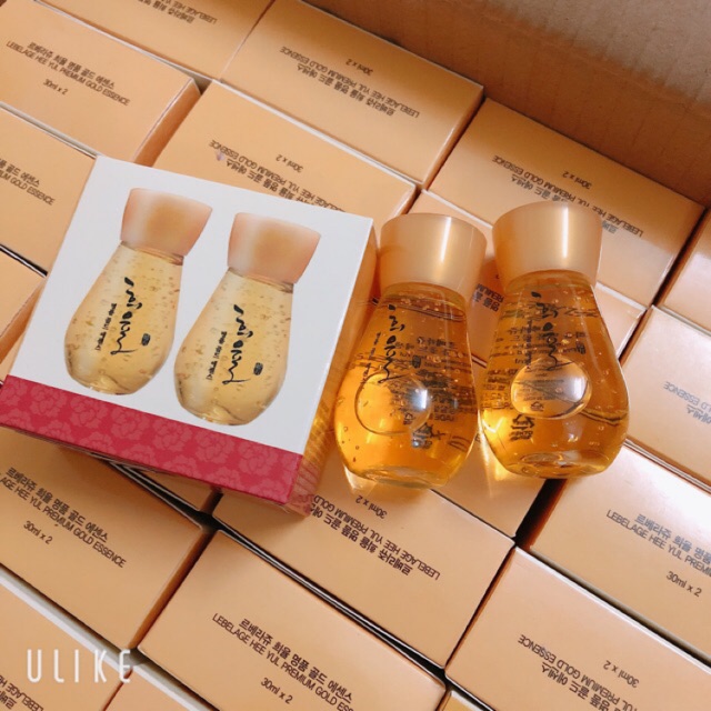 Set 2 chai*30ml TINH CHẤT VÀNG CAO CẤP LEBELAGE HEEYUL PREMIUM GOLD ESSENCE HÀN QUỐC