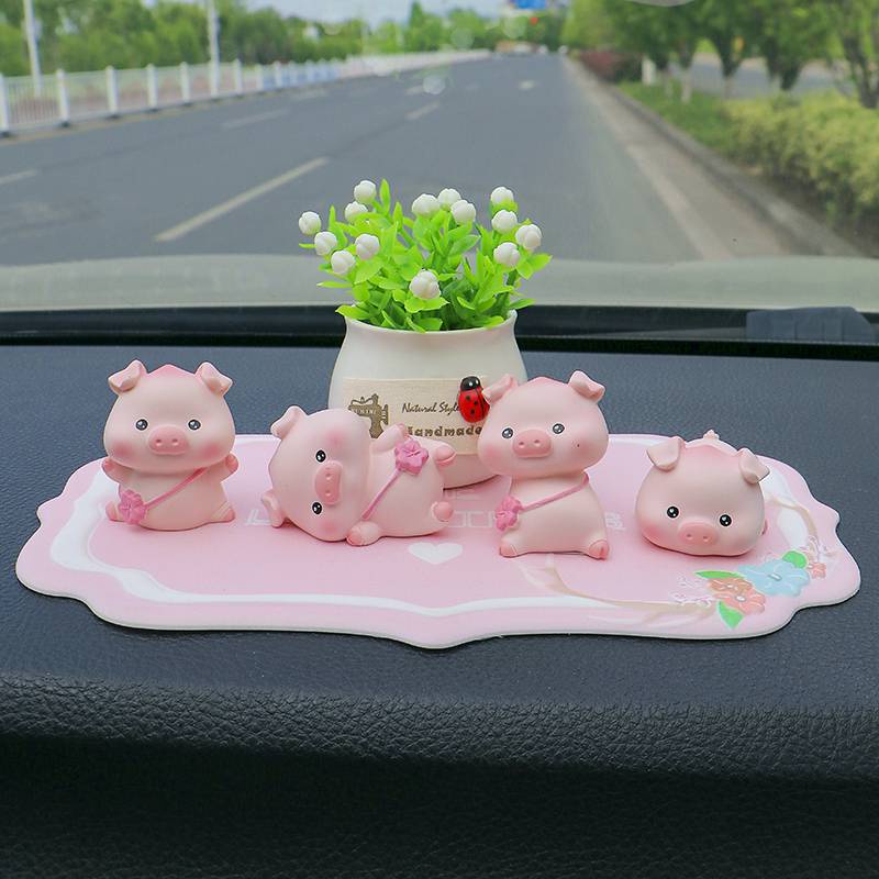 Set Heo Minie Cute Dễ Thương Trang Trí Taplo Ô Tô