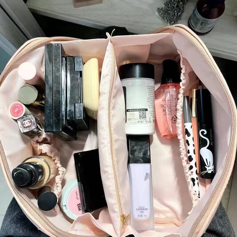 [Giao Hàng Nhanh] Túi Đựng Mỹ Phẩm Sức Chứa Lớn Đơn Giản Di Động Đi Du Lịch Cao Cấp Có Thể Giặt Rửa Cho Nữ