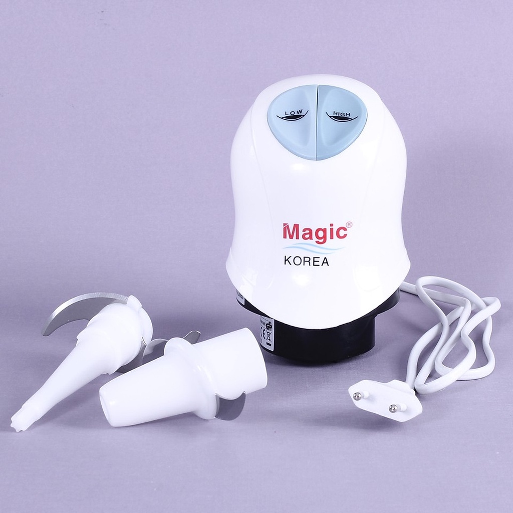 Máy xay thịt xay sinh tố thủy tinh đa năng MAGIC KOREA A 04 2 lưỡi dao kép 400w Hàn Quốc bảo hành 12 tháng An_Anmart