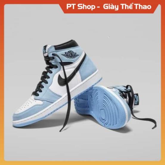 [FreeShip - Hàng SỊn Sò] Giày thể thao air JD1 xanh dương cao cổ, Giày sneaker  jodan 1 high university blue