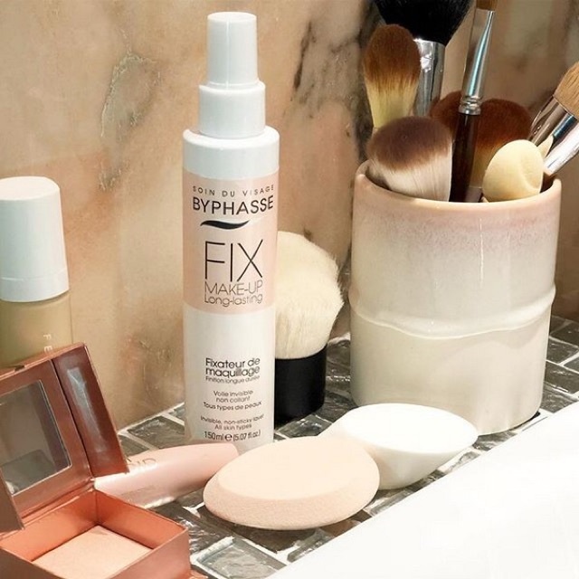 Xịt khoáng Dưỡng Ẩm Khoá Nền Make Up Hoàn Hảo BYPHASSE FIX MAKE UP LONG LASTINF 150ml - NK Tân Ban Nha