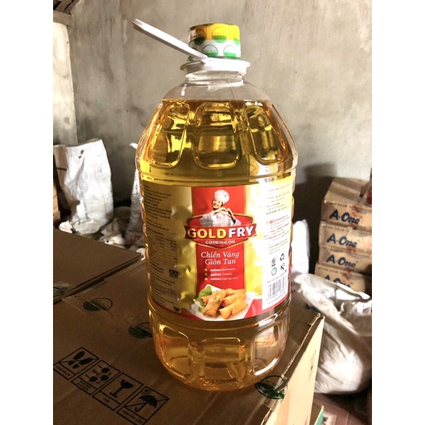 Dầu ăn thực vật goldfry can 5L