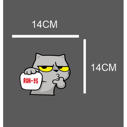 Tem, decal logo dán bình xăng đẹp, dán mọi màu xe