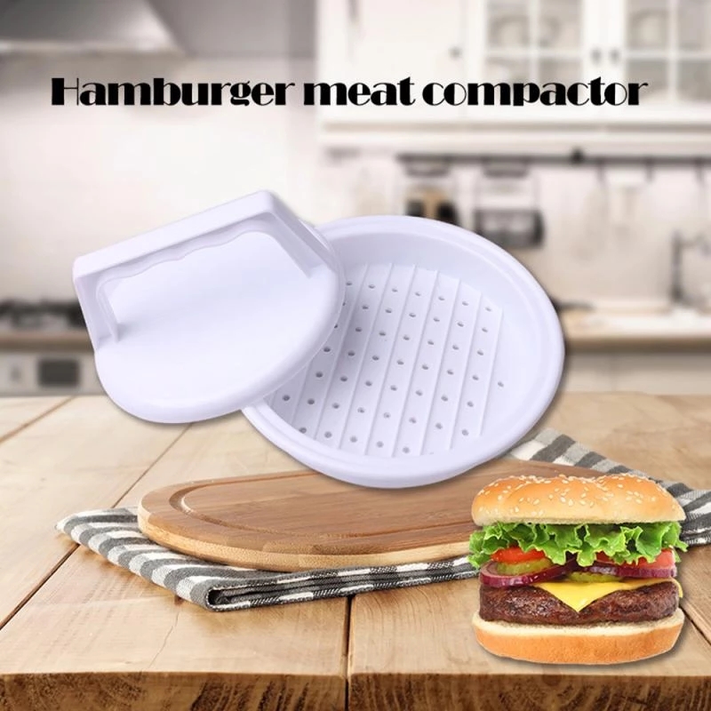 Khuôn nhựa ép thịt làm bánh Hamburger