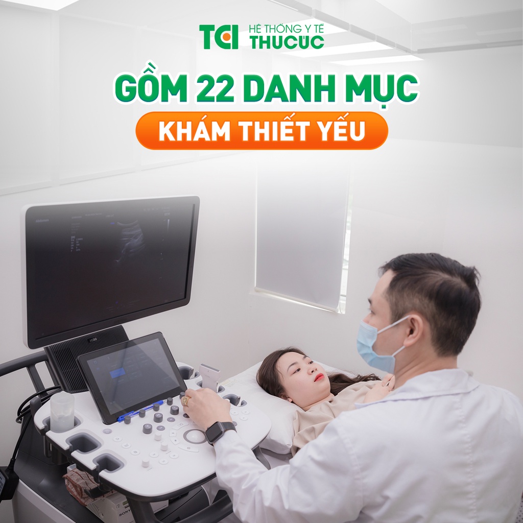 Hà Nội [E-voucher] Gói khám sức khỏe tổng quát định kỳ cho Nữ - Cơ bản tại Hệ thống Y Tế Thu Cúc - Bệnh viện Thu Cúc