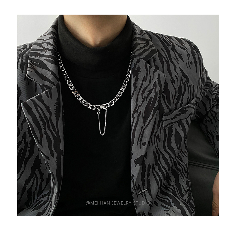 vòng cổ Kim Loại Phong Cách Hiphop Đường Phố