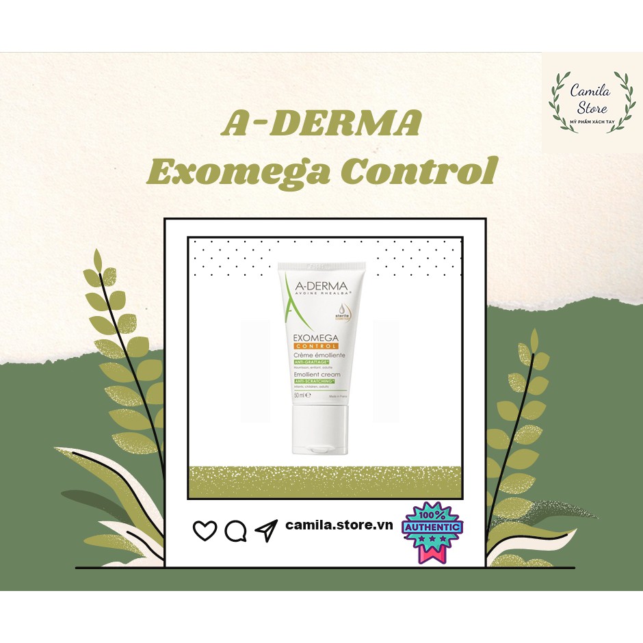 [HOT] Kem Dưỡng Aderma Exomega Control cho da khô, nhạy cảm, viêm da cơ địa, giúp làm mềm, giảm kích ứng  (cho cả baby)