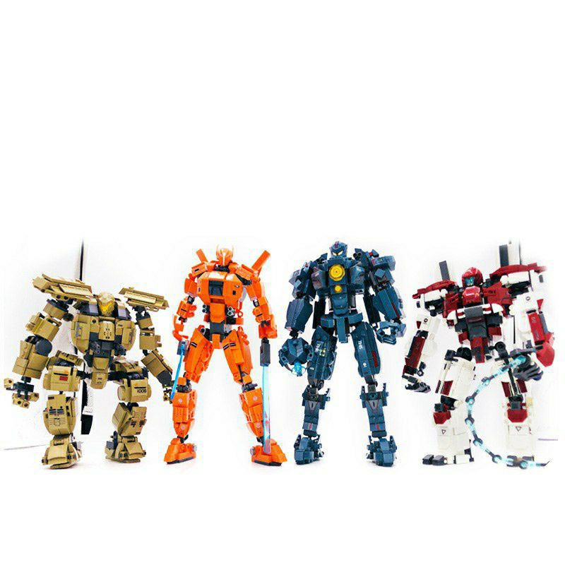 Lego Robot Mech Pacific Rim huyền thoại bảo vệ Trái Đất đồ chơi lắp ráp trẻ em với 500 mảnh ghép