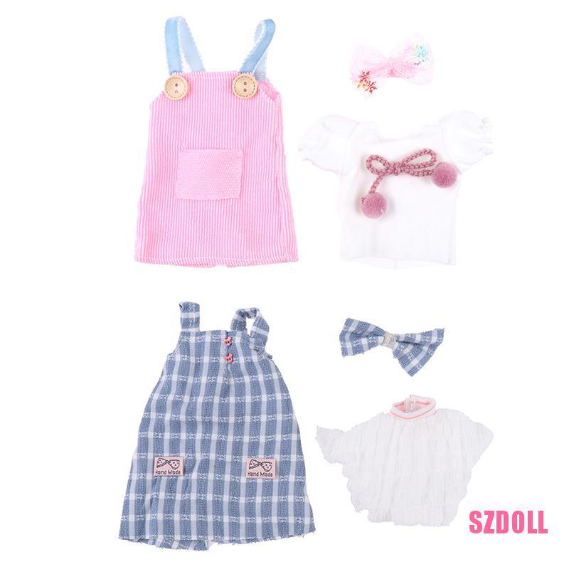 Đầm Búp Bê 6 Điểm Thời Trang Xuân Hè BJD 30cm Ts1Szdoll