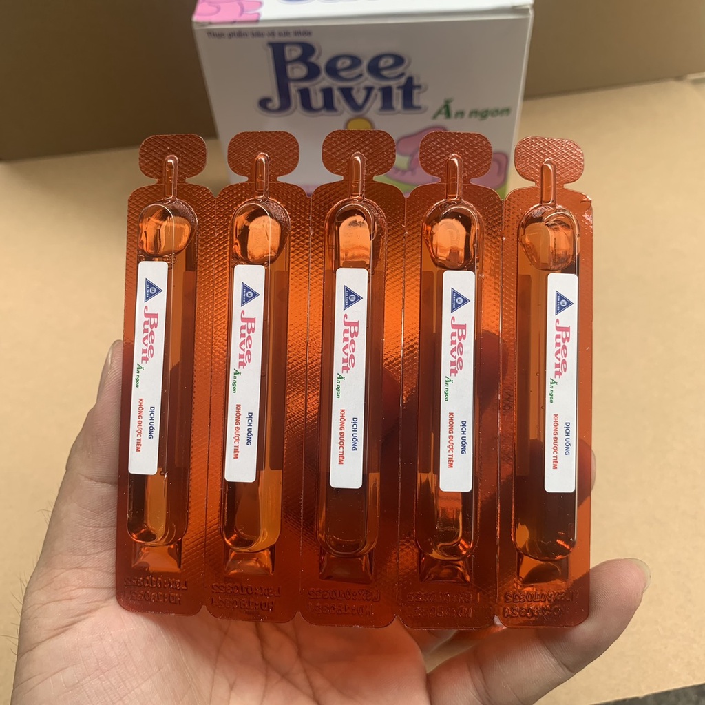 Siro BeeJuvit Ăn Ngon - Dành cho người biếng ăn, tiêu hóa kém, suy nhược, gầy yếu mệt mỏi Bee Juvit