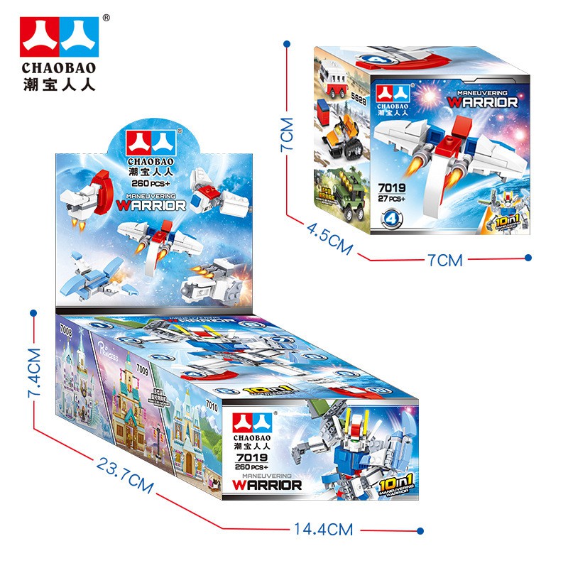 Đồ Chơi LEGO 10 Ô tô Lắp Ghép Thành Robot