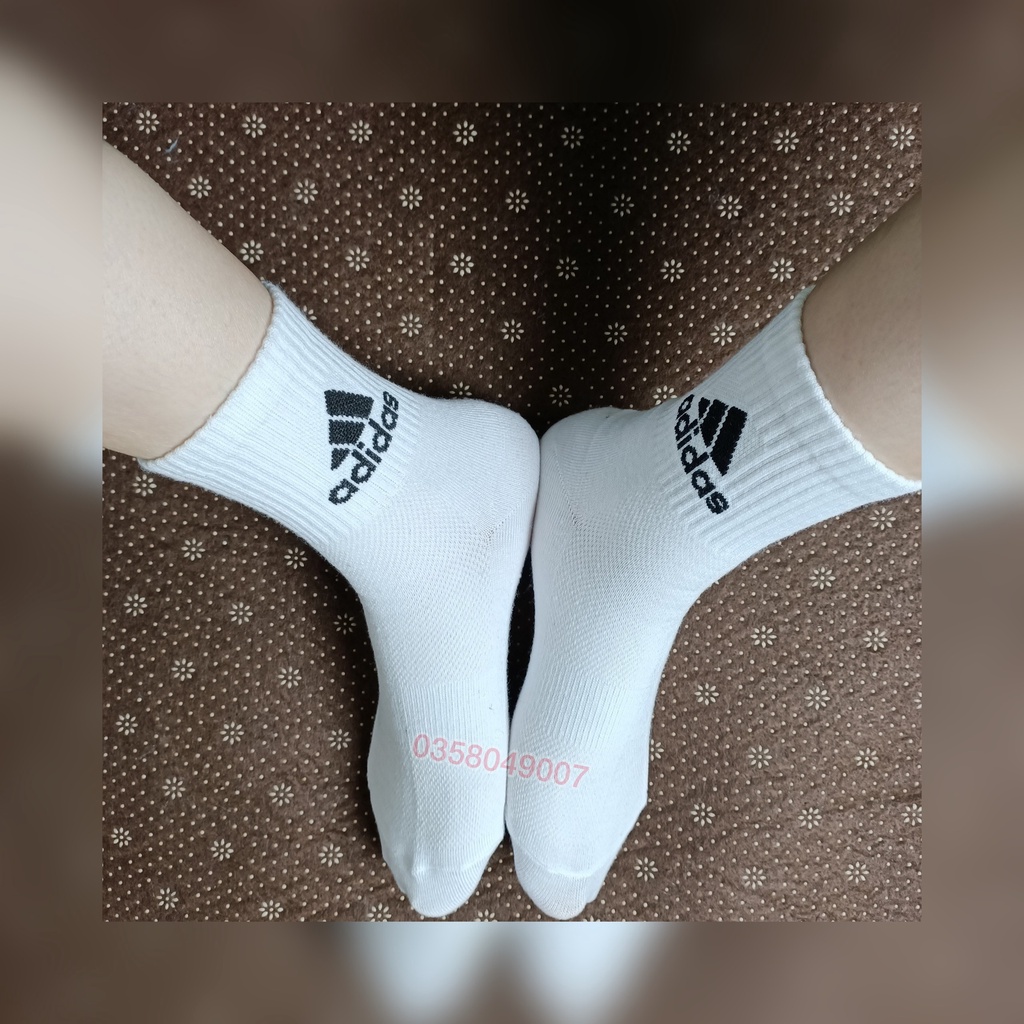 Tất thể thao dệt kim Adida cổ cao 16-18cm Unisex