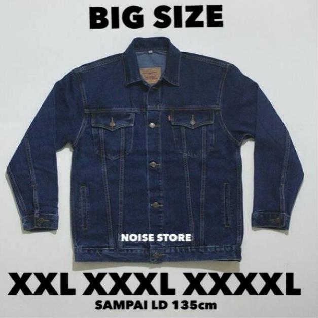 Miễn Phí Vận Chuyển Áo Khoác Jean Jumbo Size Lớn Giặt Sinh Học Chất Lượng Cao (ART. 3330)