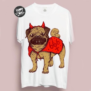 ÁO THUN NAM CHÓ PUG DRACULA