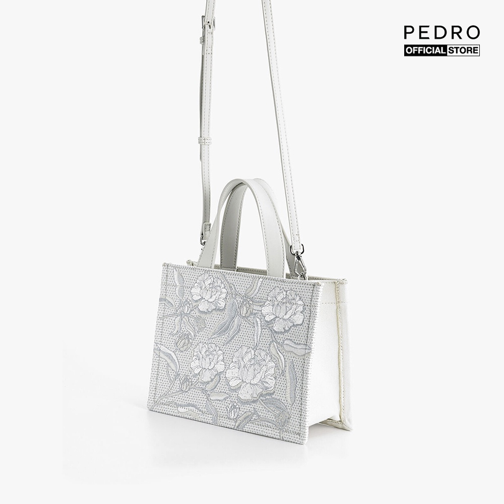 PEDRO - Túi xách tay nữ hình vuông Floral Bouquet Tote PW2-45060012-68