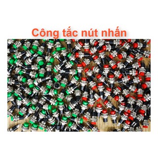 5 Nút nhấn đề vỏ nhựa(công tắc nhấn nhả)