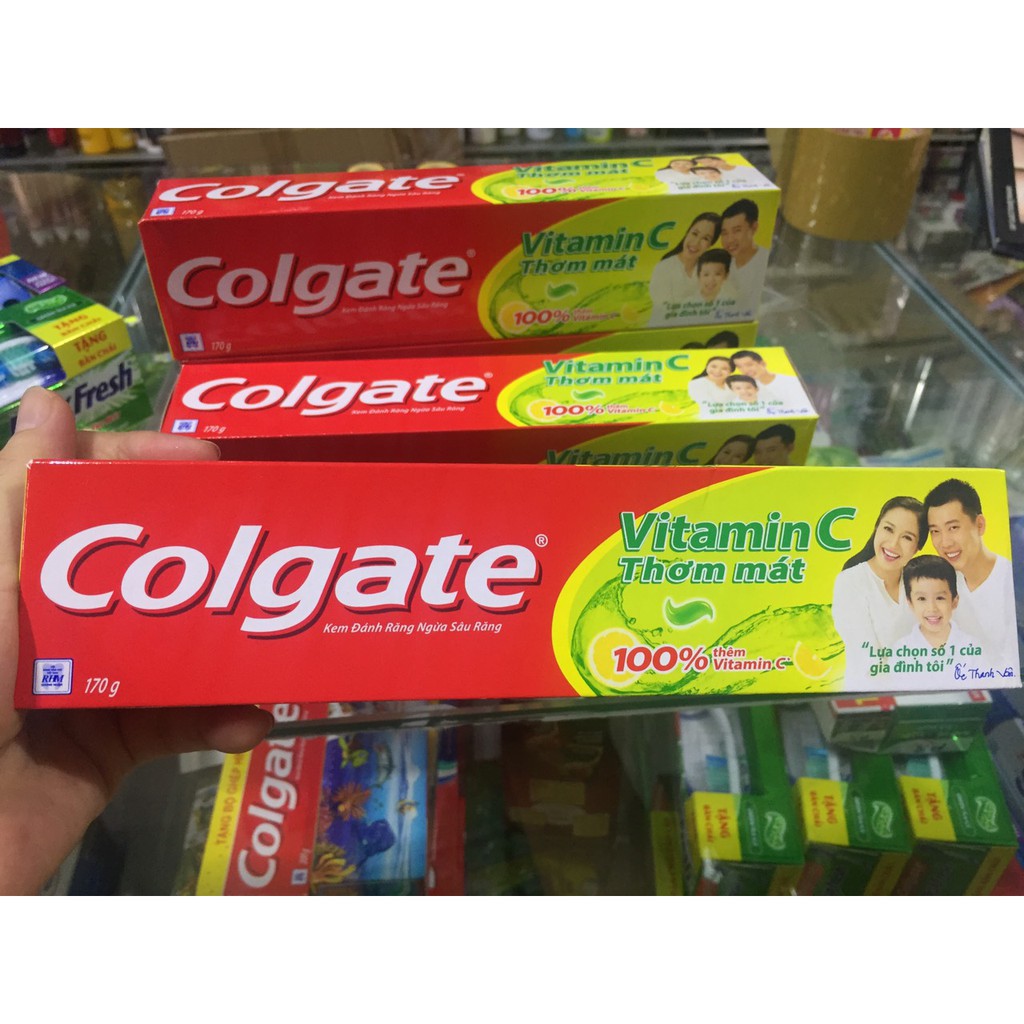Kem đánh răng Ngừa Sâu Răng Colgate Vitamin C (tuyp170g)