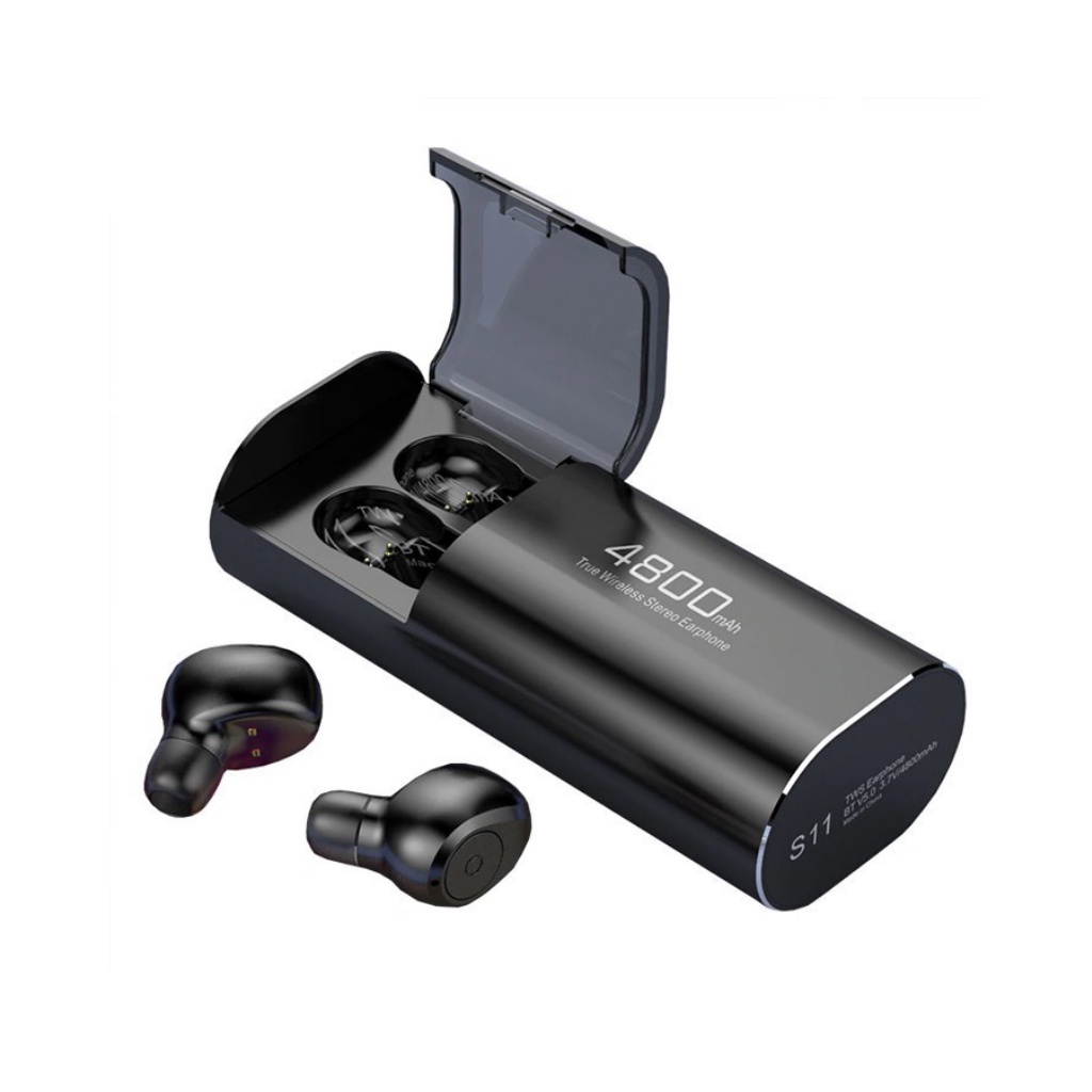 Tai Nghe Bluetooth S11 kiêm sạc dự phòng 4800 mAh - Tai Nghe Không Dây Amoi bản Quốc Tế chính hãng Vupa Tech