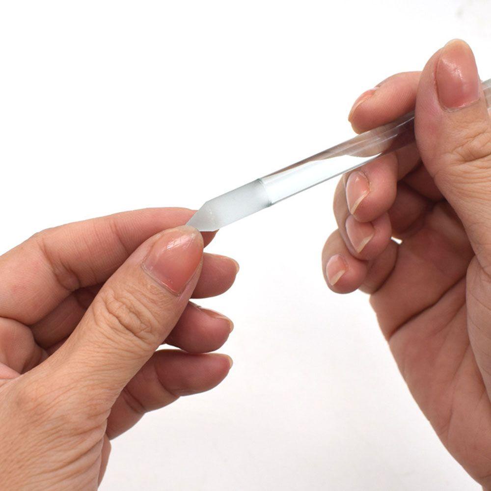 Dụng Cụ Mài Móng Tay Bằng Kính Không Trượt Màu Sắc Tuyến Tính Siêu Bền