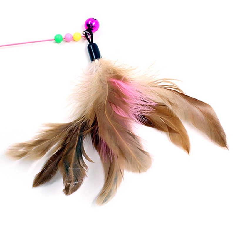 Gậy lông vũ vui nhộn cho chơi với mèo