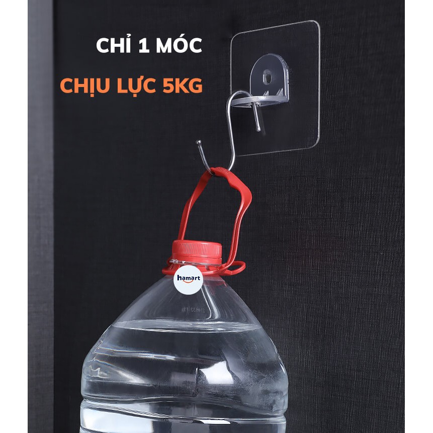 Miếng Dính Tường Kê Sàn Hamart Móc Dán Tường Lót Sàn Kê Ván KEO DÀY Chịu Lực 5KG KO KHOAN ĐỤC